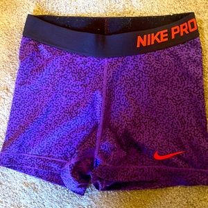 Nike Pro spandex shorts Med